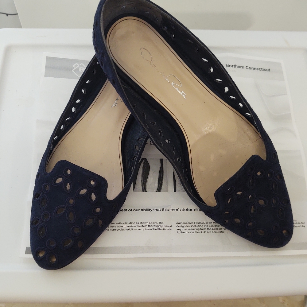Oscar De La Renta , Authentic . Final Markdown .  Vintage Shoes,size 7 ( 38)